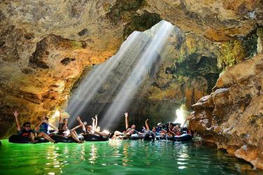 Floating Through Mystery and Light Inside Pindul Cave